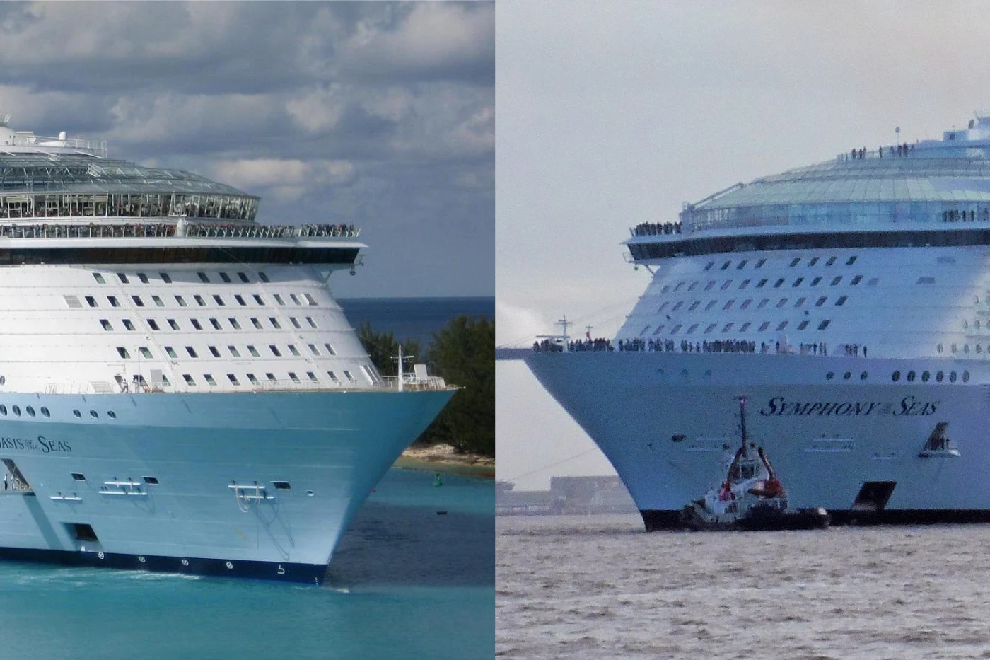 Oasis of the Seas vs. Symphony of the Seas: Which Royal Caribbean Ship 